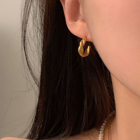 () Twist earrings E 108