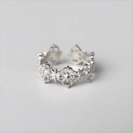(Silver925) Lace cover knuckle ring