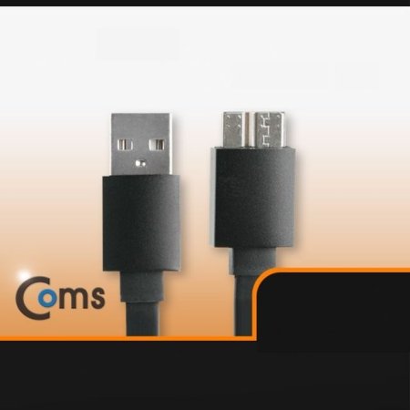 Coms USB 2.0 Micro USB(B) ̺ 1M Black 3A
