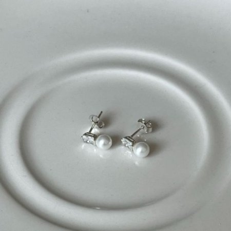 (silver 925) twinkle pearl earring