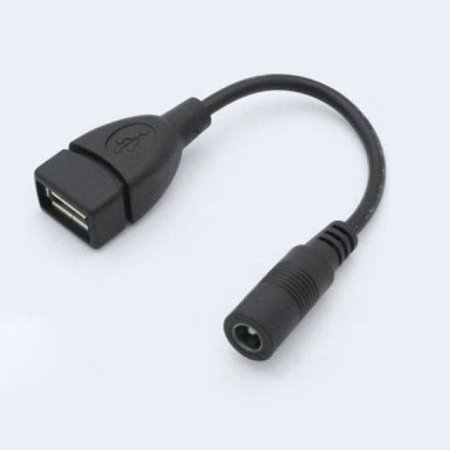 coms USB   USB F to DC 5.5 2.1 F 10cm