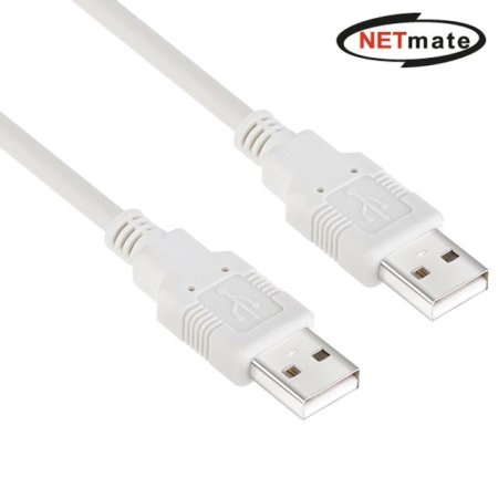 NETmate USB 2.0 ̺(A-A) White 50cm
