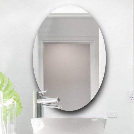 욕실 정타원형 거울 550x800 노프레임 거울 VTZ-OV901