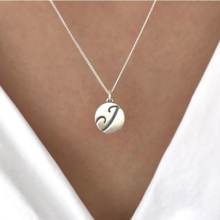 (Silver925) Initial necklace