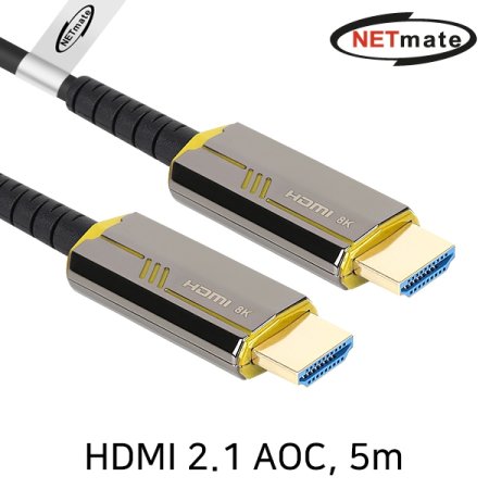 NETmate NM-HAP05G HDMI2.1 Hybrid AOC ̺ 5m ()