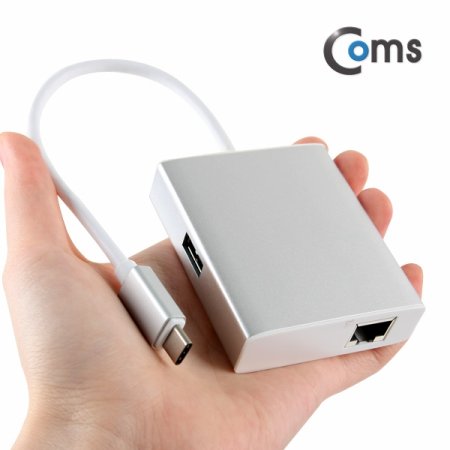 Coms USB 3.1 (Type C) (10 100Mbps)HUB 2P