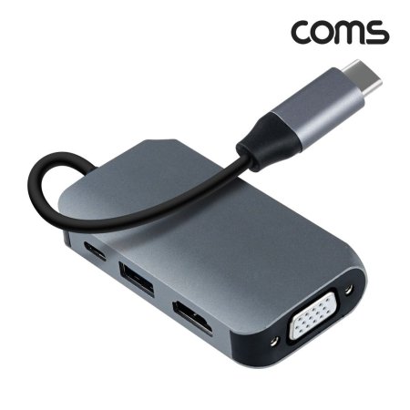 Coms USB 3.1 Type C (Ƽ) 4 in 1 HDMI 4K2K