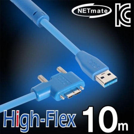 ݸƮ USB3.0 High-Flex AM-MicroB( )  10m (ǰҰ)