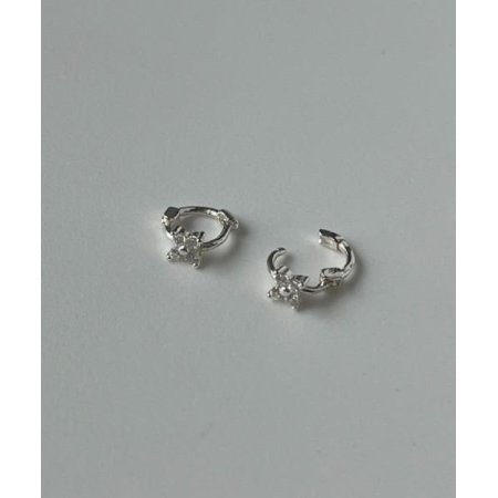 (silver 925) shine onetouch earring