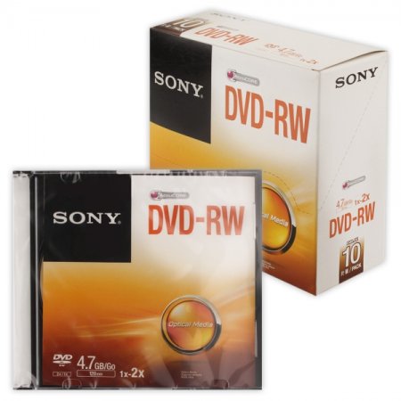 SONY DVDڴ DVD-RW 4.7GB 2x 10P CDڴ ڴ ÷̾