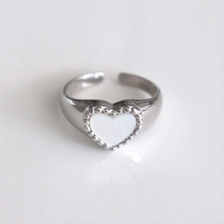 (Silver925) Cozy heart ring