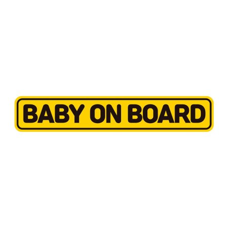 BABY ON BOARD ݻ ڼ ڵƼĿ 28x5cm