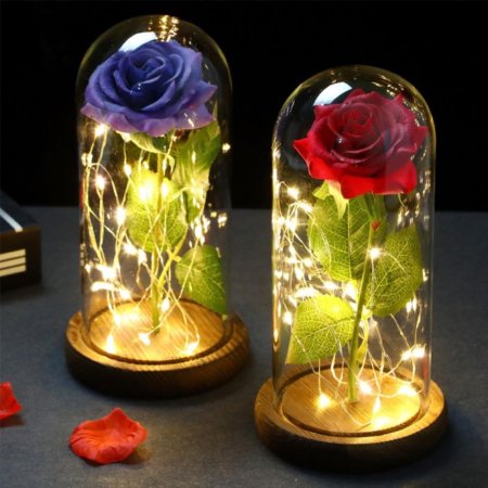 LED    ȥ   ̺Ʈ LED Glass Rose Mood Light