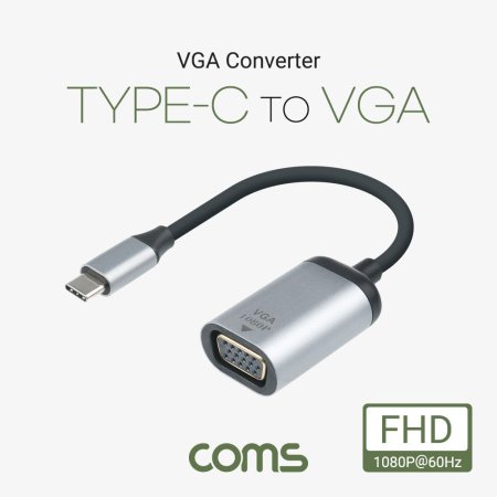 Coms USB 3.1(Type C) to VGA  20cm D-SUB RGB