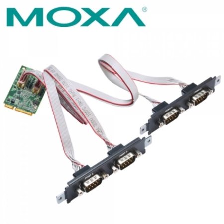 MOXA CP-104N-T Mini PCI Express 4Ʈ RS232 ø