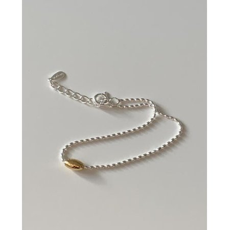 (925 Silver) Circlet Bracelet C 20