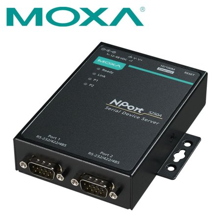 MOXA NPort 5250A 2Ʈ RS232 422 485 ̽ 