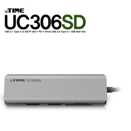 ipTIME(Ÿ) UC306SD USB3.1 Type C 6 in 1