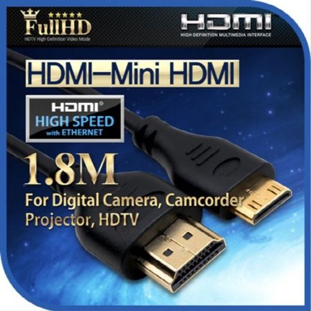 HDMI-Mini HDMI ̺ 1.8m HDMI v1.4  24K ݵ