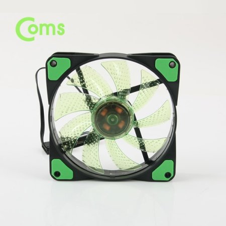 Coms  ̽ CASE (120mm) Green (Green LED)