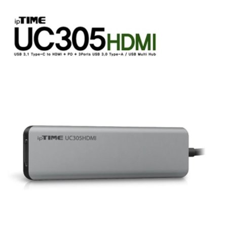 ipTIME(Ÿ) UC305HDMI USB3.1 Type C 5 in