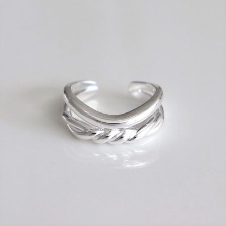 (Silver925) Clean bold ring