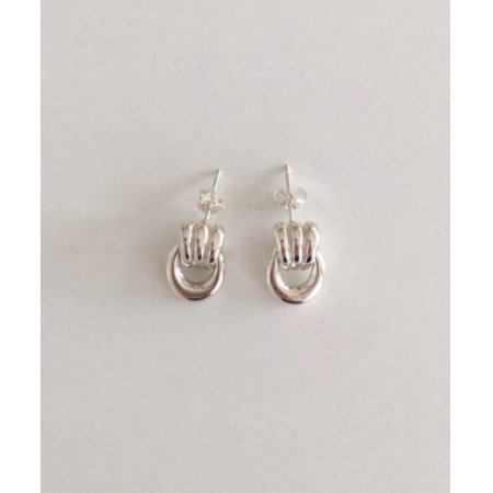 (silver925) pose earring