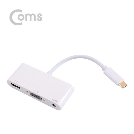 Coms USB 3.1 (Type C) HDMI VGA Aux USB 2.0