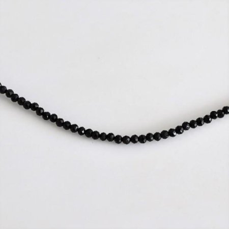 Silver925 Black beads necklace
