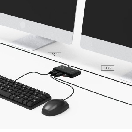 KVMġ 콺Ű 1 PC 2 USB