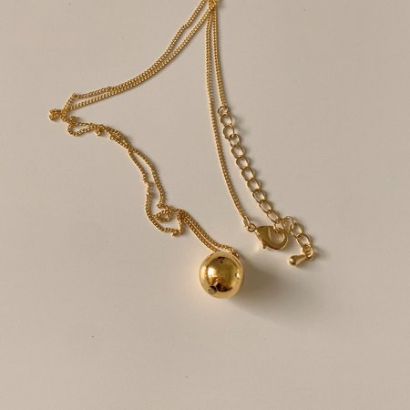 Simple ball necklace N 28