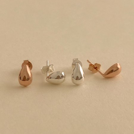 (925 Silver) Rabbit poo earrings E 178