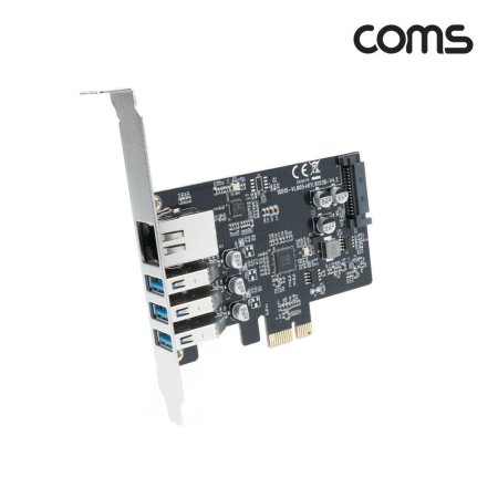 Coms PCIe ī USB 3.0 3Ʈ 5Gbps RJ45 1Ʈ 