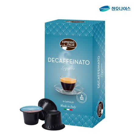 청호나이스 에스프레 커피캡슐 디카페이나토 16캡슐 (반품불가)