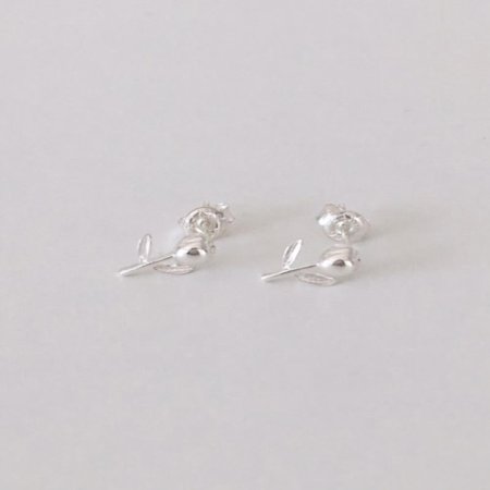 (silver925) tulip earring