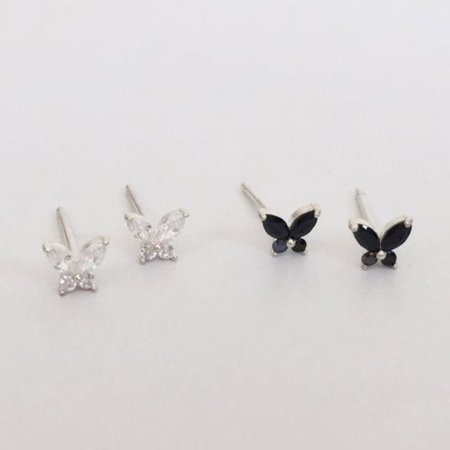 (silver925) sparkle fly earring
