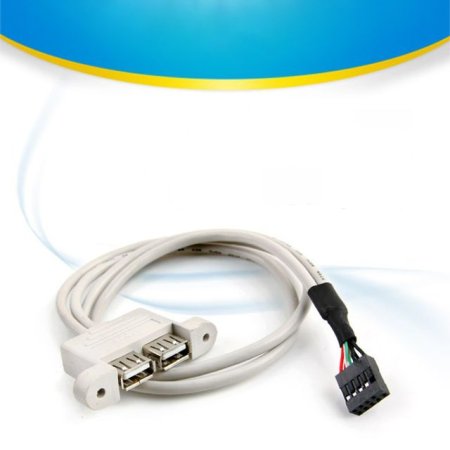 Coms USB Ʈ (9P - 2port USB) 50cm ¿ 2P White