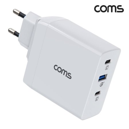 Coms 90W 3Ʈ GaN   USB-C PD3.0 QC4.0+