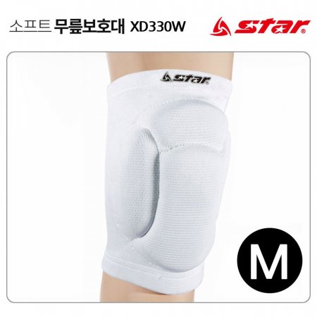 생활모음 보호용품 무릎보호대 소프트 (화이트)M
