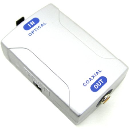 Coms AUDIO Optical to Coaxial S PDIF ConverterPOF
