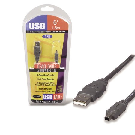 Ų USB A 4 mini B ̺ 1.8m ī ̴b 4p