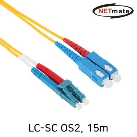 NETmate NM-LS215SZ ڵ LC-SC-2C-̱۸ 15m