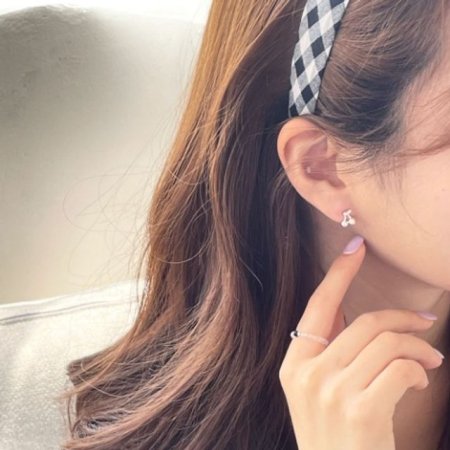 (silver 925) cherry earring
