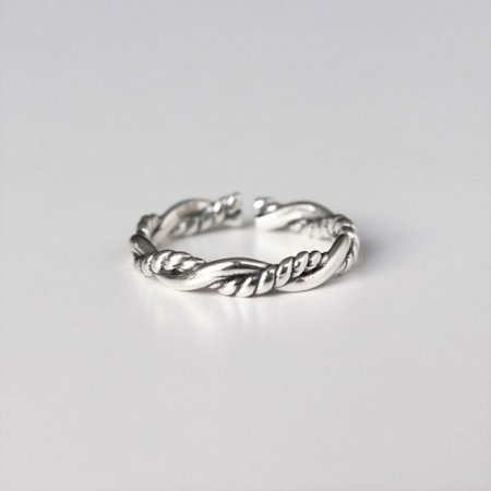 (Silver925) Simple twist ring