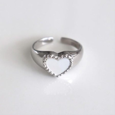 Silver925 Cozy heart ring