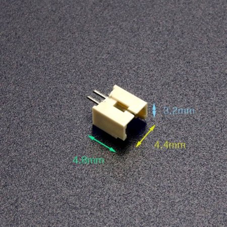 Micro JST 1.25mm 2P Ŀ /  PCBĿ / ġ 1.25mm Connector/ 100(2)