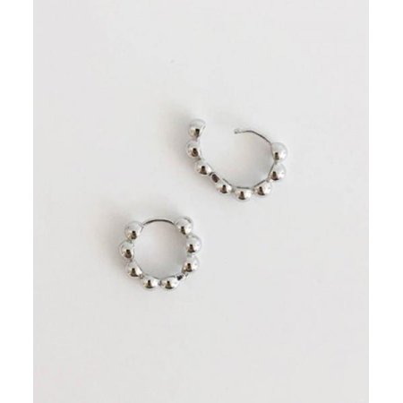 (silver925) bubble earring
