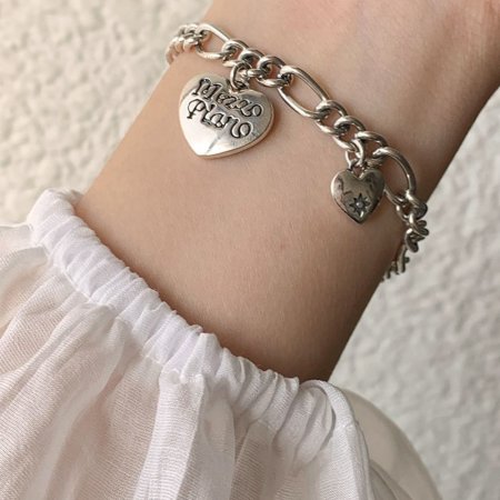 (925 silver) Piano bracelet C 04